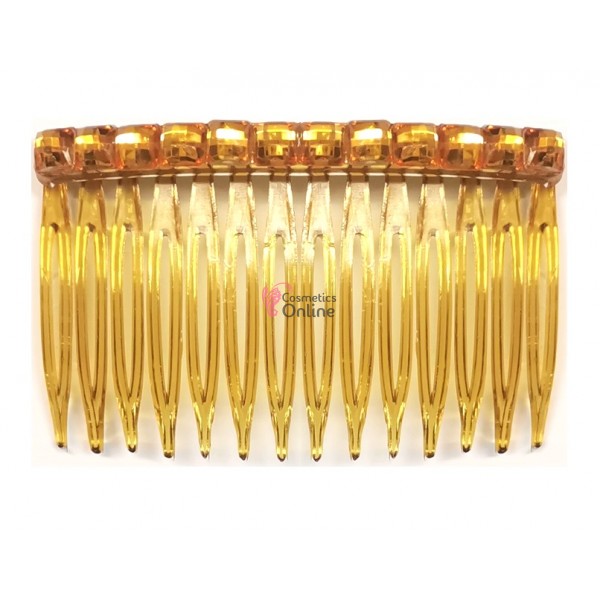 Pieptene din plastic BT007CC Amber pentru par sau Voal sau accesorii de par